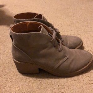 Cute gray booties